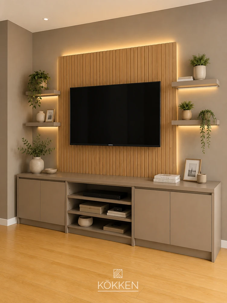 Mueble para TV en madera